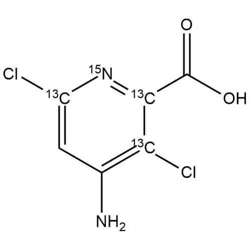 Picture of Aminopyralid-13C3-15N