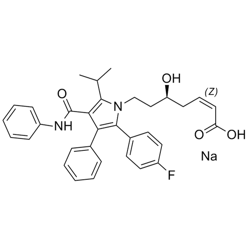 Picture of Atorvastatin 3-Deoxyhept-2Z-Enoic Acid Sodium Salt