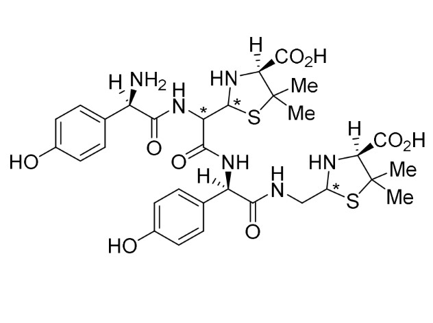Picture of Amoxicilloic Acid Dimer (Mixture of Diastereomers)