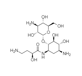 Picture of 6-O-Des(6-Amino-a-D-gluocopyranosyl) Amikacin