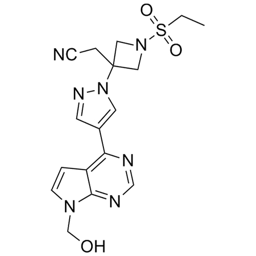Picture of Baricitinib N-Hydroxy Methyl impurity