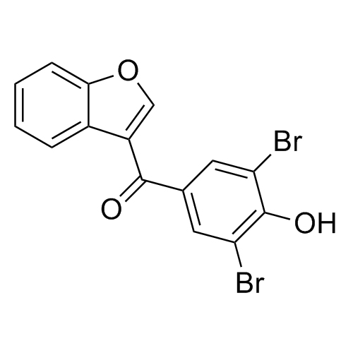 Picture of benzofuran-3-yl(3,5-dibromo-4-hydroxyphenyl)methanone