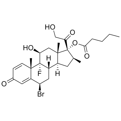 Picture of Betamethasone Valerate Impurity G (beta-Bromo-Isomer)