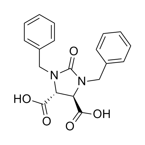 Picture of (4R,5R)-1,3-Dibenzyl-2-oxoimidazolidine-4,5-dicarboxylic Acid