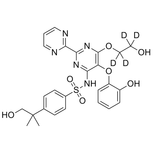 Picture of Hydroxy Desmethyl Bosentan-d4