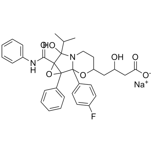 Picture of Atorvastatin Epoxy Pyrrolooxazin 7-Hydroxy Analog Sodium Salt