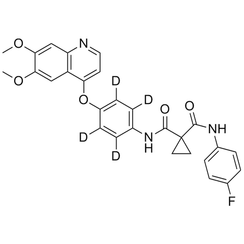 Picture of Cabozantinib-d4 (Benzene-ring-d4)
