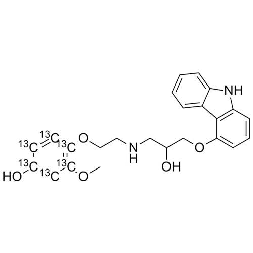 Picture of 4-Hydroxycarvedilol-13C6
