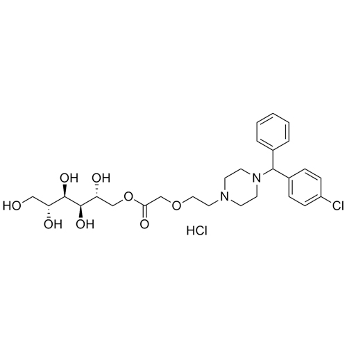 Picture of Cetirizine Sorbitol Ester Impurity HCl (Mixture of Diastereomers)