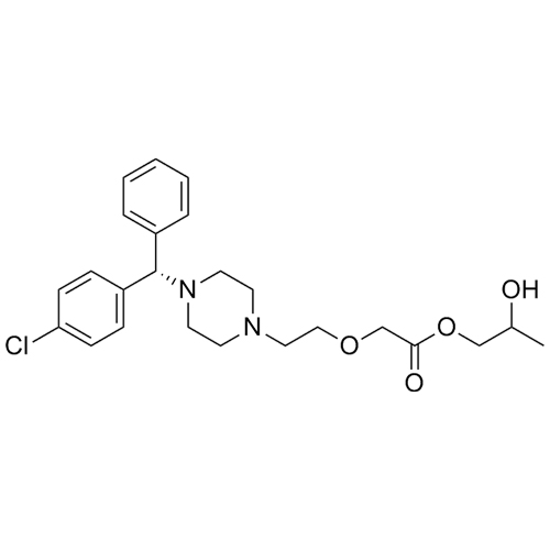 Picture of Cetirizine Impurity 12 ((S)-Cetirizine Propanediol Ester)