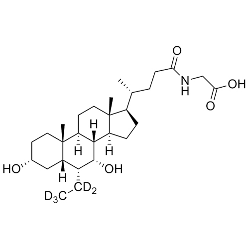 Picture of Glycine 6-Ethylchenodeoxycholate-d5