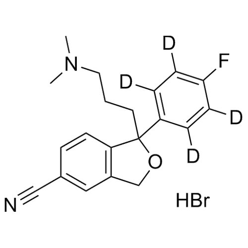 Picture of Didesmethyl citalopram-d4.HBr