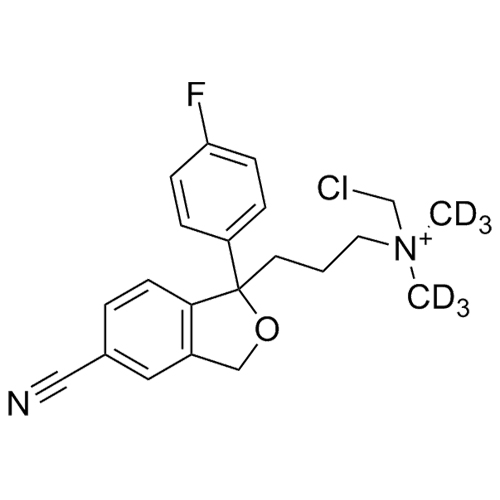 Picture of N-Chloromethyl Citalopram-d6 Chloride