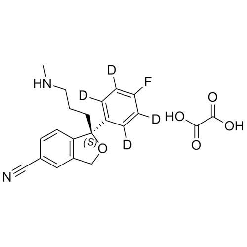 Picture of (S)-Desmethyl Citalopram-d4 Oxalate