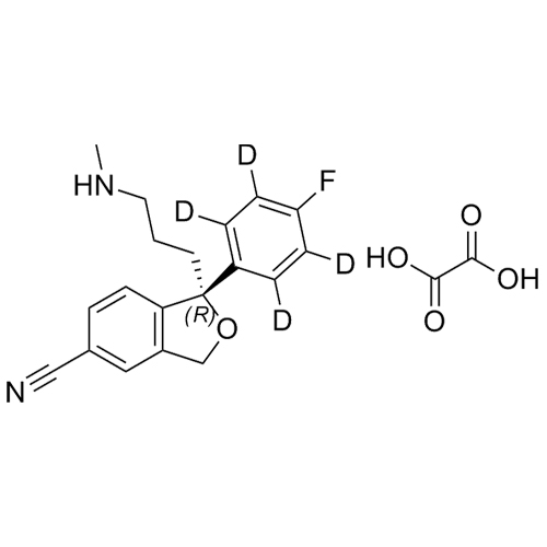 Picture of (R)-Desmethyl Citalopram-d4 Oxalate