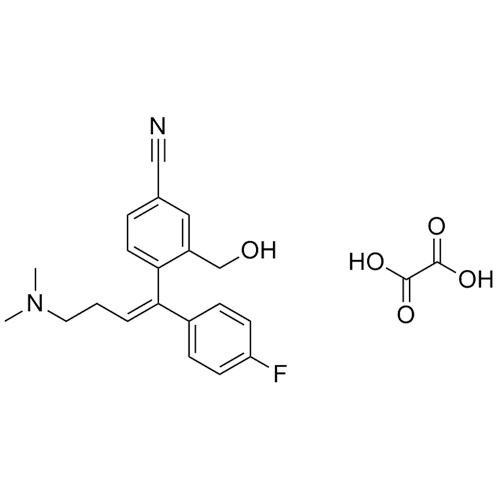 Picture of Citalopram Ring-Opening Impurity Oxalate (Citalopram Alkene Impurity Oxalate) (Mixture of Z and E Isomers)