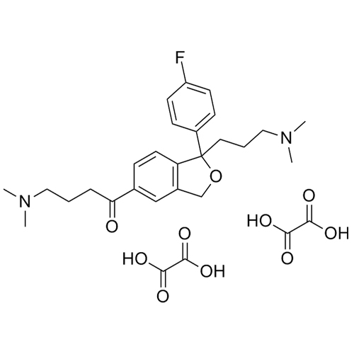 Picture of Citalopram Dimethylaminobutanone Di-Oxalate