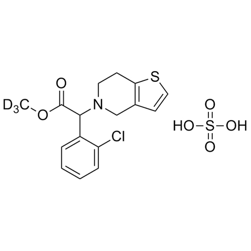 Picture of rac-Clopidogrel-d3 Sulfate