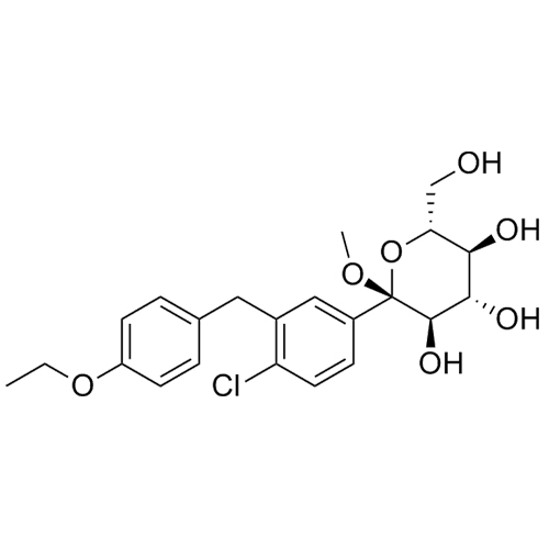 Picture of Dapagliflozin Methoxy Pyranose Impurity