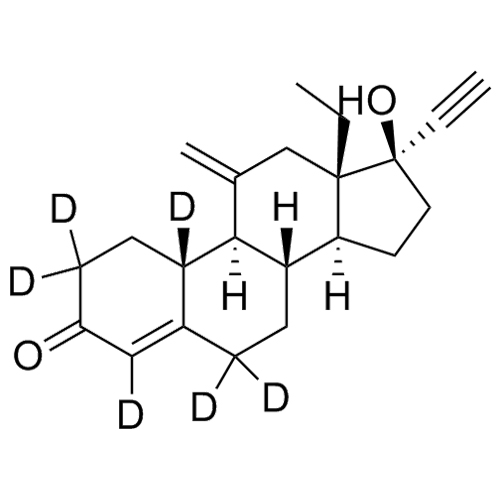 Picture of Desogestrel EP Impurity D-d6 (Etonogestrel-d6, 3-Keto-Desogestrel-d6)