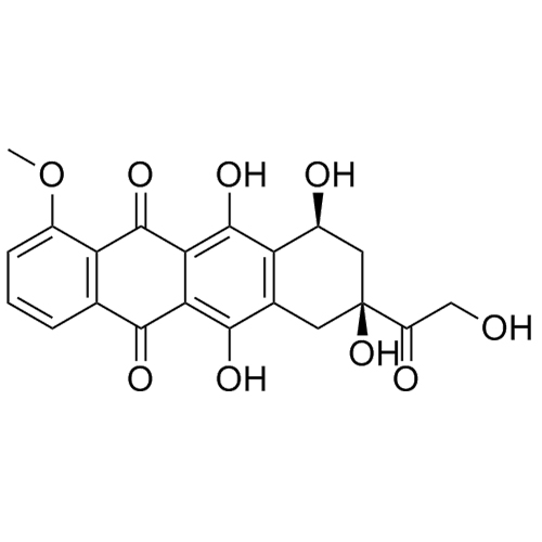 Picture of Doxorubicinone (Doxorubicin EP Impurity D; Epirubicin EP Impurity A)