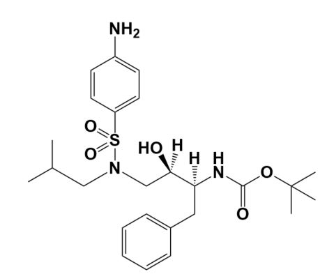 Picture of Darunavir N-Boc Impurity (1R,2S)