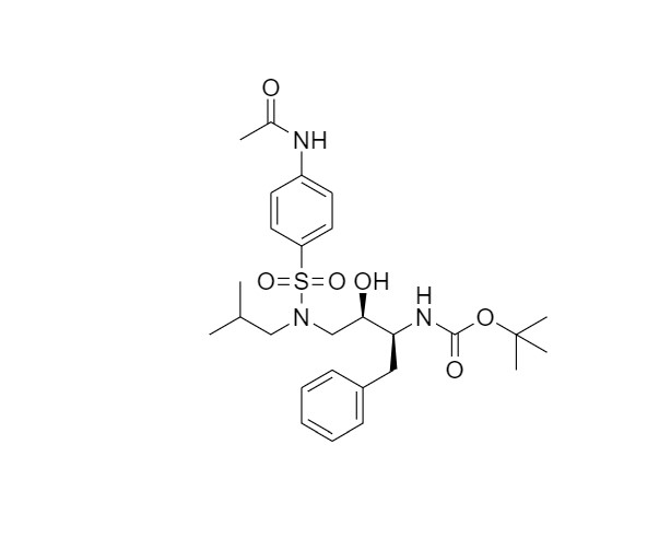 Picture of Darunavir N-Acetyl tert butyl Impurity