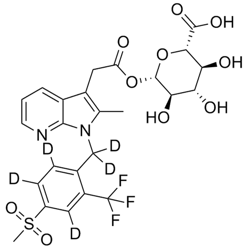 Picture of Fevipiprant Acyl Glucuronide-d5