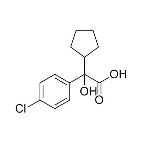 Picture of 2-(4-chlorophenyl)-2-cyclopentyl-2-hydroxyaceticacid