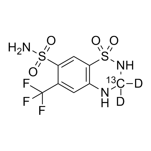 Picture of Hydroflumethiazide-13C-d2