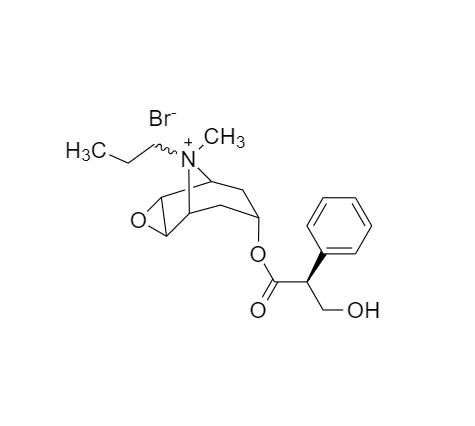 Picture of Hyoscine Butylbromide EP Impurity D Bromide (Mixture of Diastereomers)
