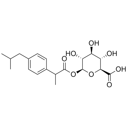 Picture of Ibuprofen Acyl Glucuronide (Mixture of Diastereomers)