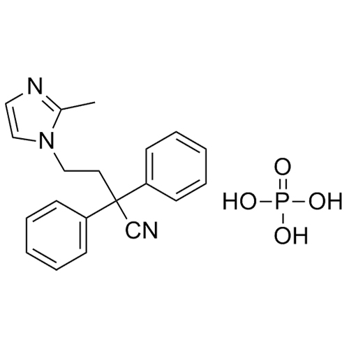 Picture of 1-(3-Cyano-3,3-Diphenylpropyl)-2-Methyl-1H-Imidazolium Phosphate