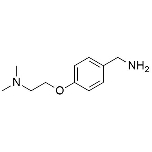 Picture of 4-[2-(Dimethylamino)ethoxy]benzylamine (Itopride Impurity)