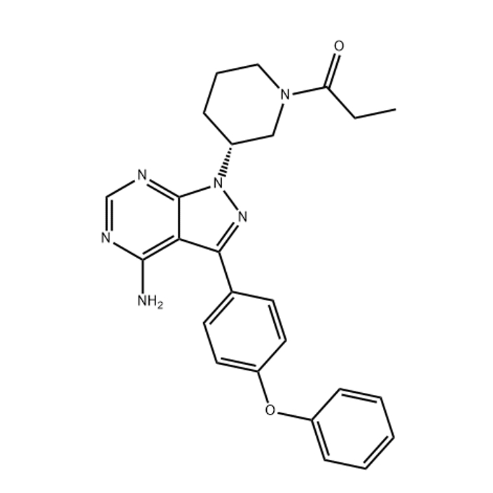 Picture of (R)-N-Desacryloyl N-Propionyl Ibrutinib Impurity