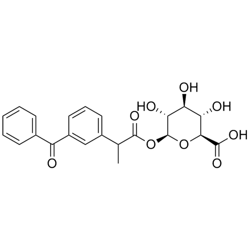 Picture of rac-Ketoprofen acyl-beta-D-glucuronide (mixture of isomers)