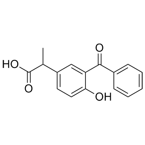 Picture of 2-(3-Benzoyl-4-hydroxyphenyl)propanoic Acid