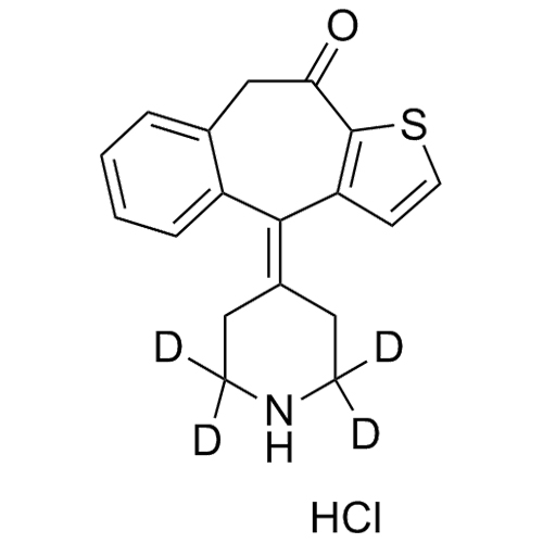 Picture of Norketotifen-d4 HCl (Ketotifen Impurity 3-d4 HCl)