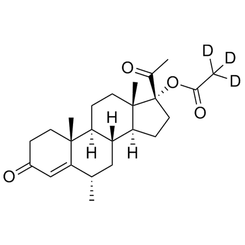 Picture of Medroxyprogesterone 17-Acetate-d3