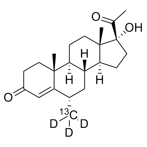 Picture of Medroxyprogesterone-13C-d3
