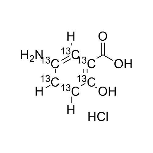Picture of Mesalamine-13C6 HCl