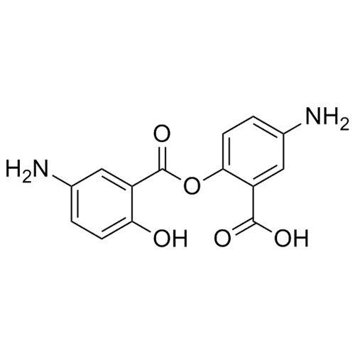 Picture of 5-Amino-2-((5-amino-2-hydroxybenzoyl)oxy)benzoic Acid