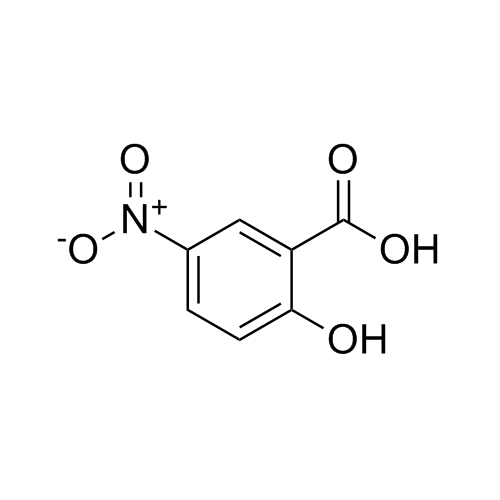 Picture of Mesalamine Impurity N (5-Nitrosalicylic Acid)
