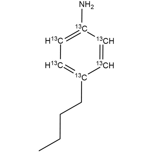 Picture of 4-butylaniline-13C6