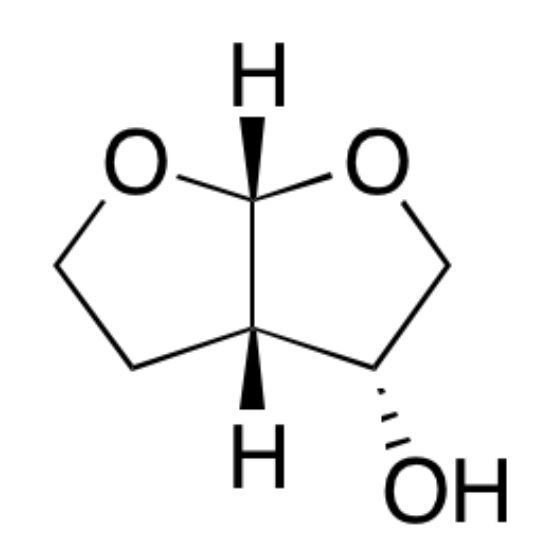 Picture of (3R,3aS,6aR)-Hexahydrofuro[2,3-b]furan-3-ol