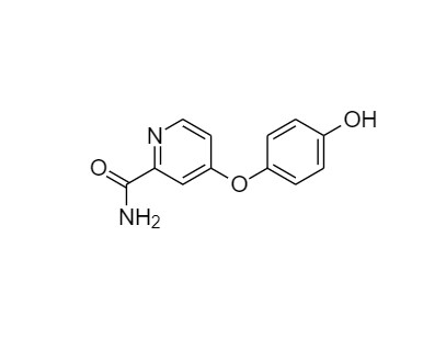 Picture of 4-(4-Hydroxyphenoxy)-2-pyridinecarboxamide