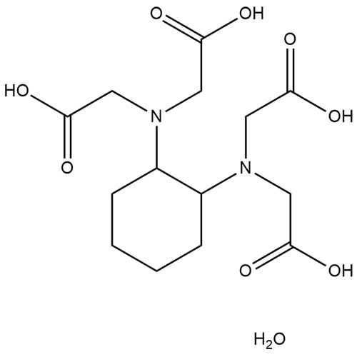 Picture of 1,2-Diaminocyclohexanetetraacetic acid monohydrate