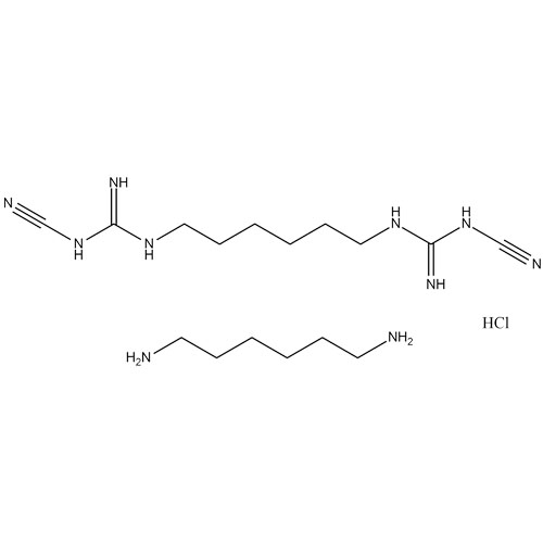 Picture of Poly(hexamethylenebicyanoguanide-hexamethylenediamine) Hydrochloride