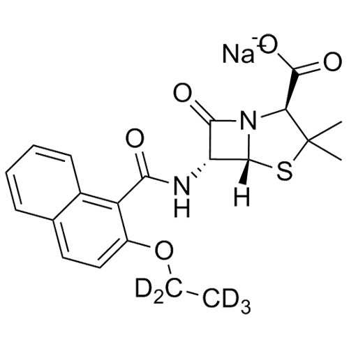 Picture of Nafcillin-d5 Sodium Salt