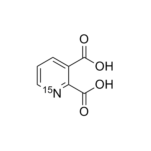 Picture of Quinolinic Acid-15N (2,3-Pyridinedicarboxylic Acid-15N)